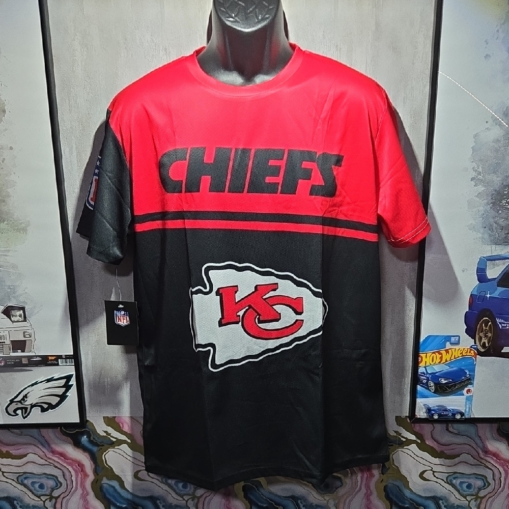 M Kansas City Chiefs Custom Sublimated NFL Game Day Football Jersey